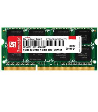 Simmtronics 4GB 1333Mhz DDR3 Laptop RAM (Pre-owned)