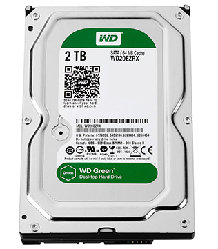 Western Digital 2TB 3.5Inch Desktop Hard Disk Drive (Pre-owned)
