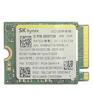 Sk Hynix 512GB M.2 NVMe (HFS512GEJ3X108N) Internal Solid State Drive (Pre-owned)