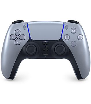 Sony Official PlayStation 5 DualSense Wireless Controller Sterling Silver PS5 (Pre-owned)