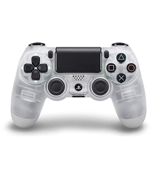 Official Sony Dualshock 4 Wireless Controller Translucent Crystal PS4 (Pre-owned)