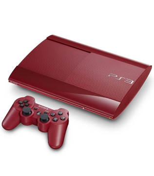 Sony PlayStation 3 Super Slim 500 GB Red PS3 (Pre-owned)