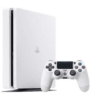 Sony PlayStation 4 Slim Glacier White 1TB (Scratch & Dent) (Pre-owned)