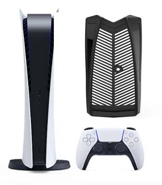 Sony PlayStation 5 Digital Edition with Vertical Stand (Minor Body Damage) (Pre-owned)