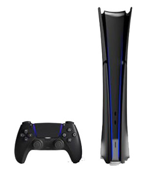 Sony PlayStation 5 Slim Digital Edition (Custom Black) (Repaired,Body Damage) (Pre-owned)