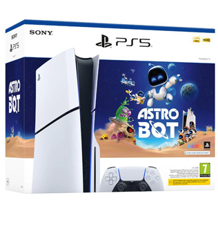 Sony PlayStation 5 Slim Disc Edition 1TB (with Astro Bot Digital Download Game) PS5 Console