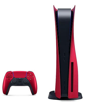 Sony PlayStation 5 Disc Edition (Volcanic Red,Original Faceplate) (Pre-owned)