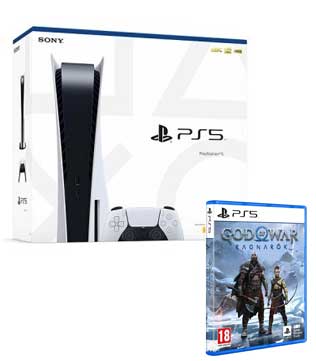 Sony PlayStation 5 (with God of War Ragnarok Game)