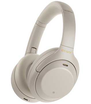 Sony WH-1000XM4 Wireless Noise Cancelling Headphone Minor Wear and Tear (Silver) (Pre-owned)