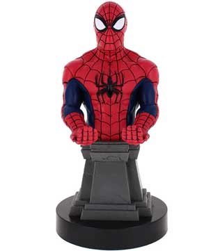 Spider man Plinth Cable Guy Phone and Controller Holder (8.5-inch Holder) (Pre-owned)