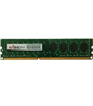 Starlite Gold 4GB DDR3 1333MHz Desktop RAM (Pre-owned)