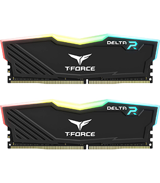 TEAMGROUP T-Force Delta 8GB DDR4 3000MHz (TF3D48G3000HC16CBK) RGB Desktop RAM (Pre-owned)