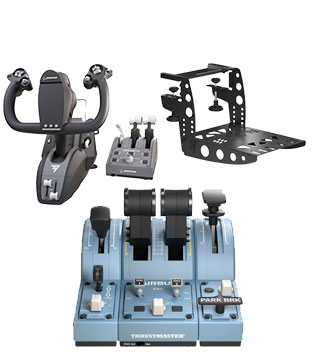 THRUSTMASTER TCA Yoke Pack Boeing Edition With Quadrant and Add-On Airbus (Pre-owned)