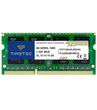 TIMETEC 8GB DDR3 1600MHz Laptop RAM (Pre-owned)