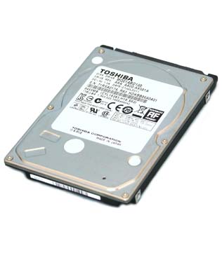 TOSHIBA 1TB 5400 RPM SATA 2.5Inch (MQ01ABD100 ) Internal Hard Disk Drive (Pre-owned)