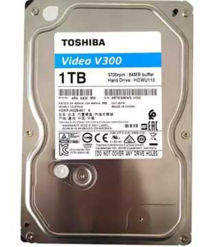 TOSHIBA 1TB (HDWU110) Internal Hard Disk Drive (Pre-owned)
