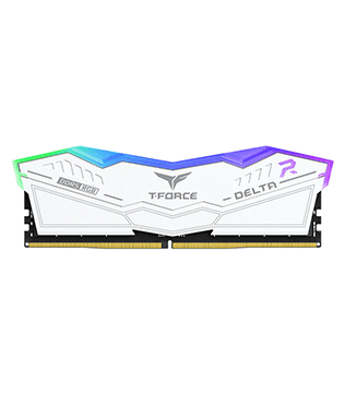TeamGroup T-Force Delta RGB 32GB DDR5 6000MHz (FF4D532G6000HC38ABK) Desktop RAM (White) (Pre-owned)
