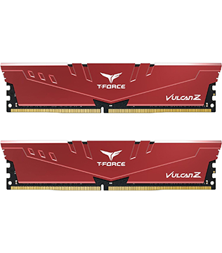 TeamGroup T-Force Vulcan Z (8x2) 16GB DDR4 3200Mhz (TLZRD48G3200HC16CBK) Desktop RAM (Pre-owned)