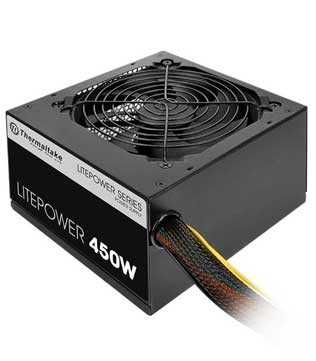 Thermaltake LITEPOWER 450W (LT-450NL2NK) Power Supply (Pre-owned)