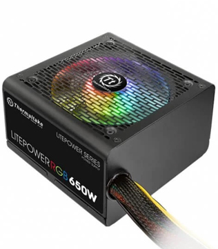 Thermaltake Litepower RGB 650 Watt Power Supply (Pre-owned)