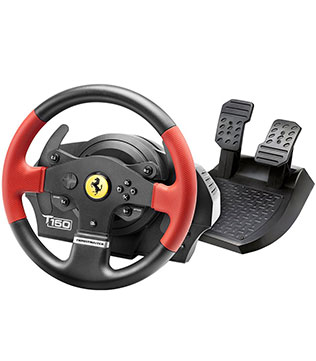 Thrustmaster Ferrari T150 Force Feedback Racing Wheel and Pedal (PS4, PS3, PC) (Pre-owned)