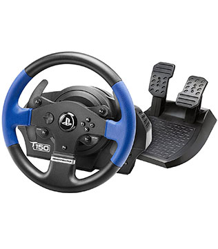 Thrustmaster T150 Force Feedback Racing Wheel and Pedal (PS4, PS3, PC) (Racing Wheel Body Damage) (Pre-owned)