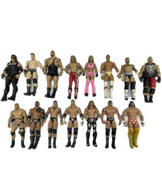 Top Right Toys Set of 15 Boxing and Wrestler Action Figures (Pre-owned)