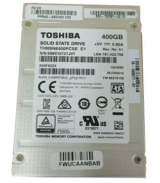 Toshiba 400GB 2.5Inch SATA (THNSN8400PCSE) Internal Solid State Drive (Pre-owned)