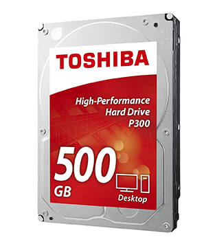 Toshiba P300 500GB 3.5-inch Desktop Hard Disk Drive (Pre-owned)