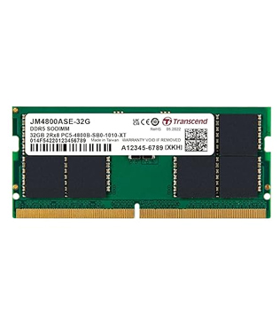 Transcend RAM 32GB DDR5 4800MHz Laptop RAM (Pre-owned)