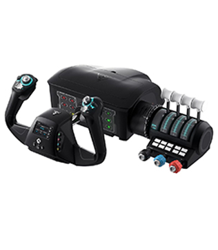 Turtle Beach VelocityOne Flight Universal Control System- Xbox Series X & Xbox Series S, Xbox One & Windows 10 & 11 PCs with Yoke Handle, Throttle Quadrant, Trim Wheel & Rudder Controls (Pre-owned)