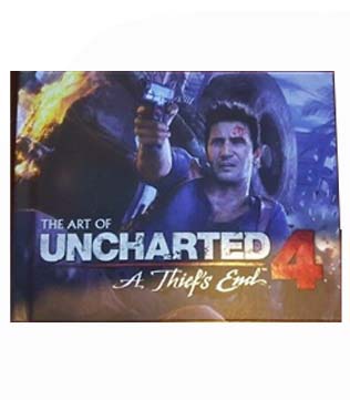 Uncharted 4 A Thiefs End Hard Cover Art Book (No Game Included) (Pre-owned)