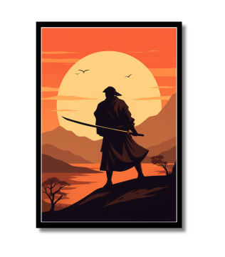 Samurai Poster Frame