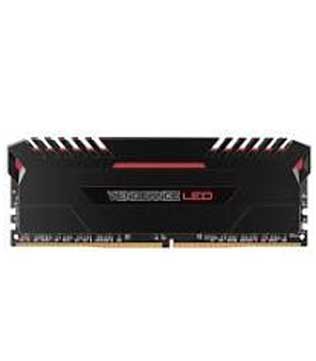 Corsair Vengeance Red LED 16GB (2x8GB) DDR4 3200MHz (CMU16GX4M2C3200C16R) Desktop RAM (Pre-owned)
