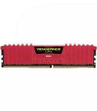 Vengeance LPX 8GB DDR4 2666MHz (CMK8GX4M1A2666C16R) Red Desktop RAM (Pre-owned)