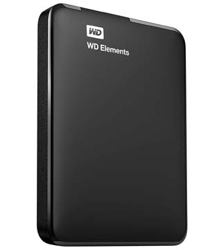 WD Elements 2TB USB 3.0 Portable External Hard Drive (Black) (Pre-owned)