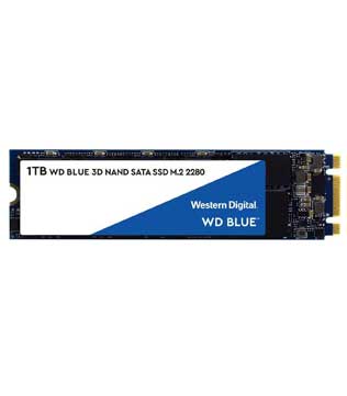 WESTERN DIGITAL WD BLUE 1TB M.2 SATA (WDS100T2B0B) Internal Solid State Drive (Pre-owned)