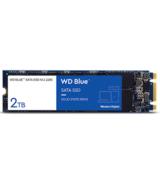 WESTERN DIGITAL WD Blue 2TB SATA M.2 Internal Solid State Drive (Pre-owned)