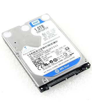 Western Digital 1TB 2.5Inch (WD10JPVX) Internal Hard Disk Drive (Pre-owned)