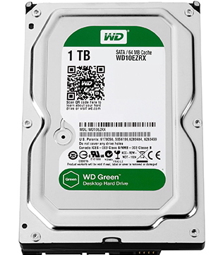 Western Digital 1TB 3.5 Inch (WD10EZRX) Hard Disk Drive (Green) (Pre-owned)