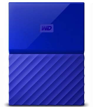 Western Digital 1TB (WDBYNN0010BBL) My Passport Portable External Hard Disk Drive (Pre-owned)