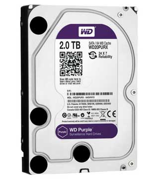 Western Digital 2TB (WD20PURX) Internal Hard Disk Drive (Pre-owned)
