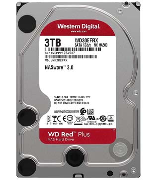 Western Digital 3TB Red NAS (WD30EFRX) Hard Disk Drive (Pre-owned)