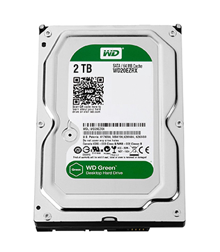 Western Digital Caviar Green 2 TB 3.5Inch Desktop Hard Disk Drive (Pre-owned)