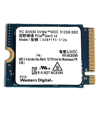Western Digital PC SN530 M.2 NVMe 512GB Internal Solid State Drive (Pre-owned)