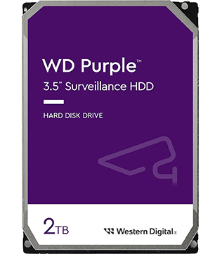 Western Digital Purple 2TB (WD20PURZ) Internal Hard Disk Drive (Pre-owned)