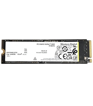 Western Digital SN810 2TB NVMe M.2 (SDCPNRZ-2T00) Internal Solid State Drive (Pre-owned)