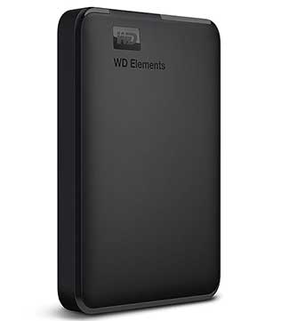 Western Digital WD 1TB Elements (WDBHHG0010BBK) Portable Hard Disk Drive (Pre-owned)