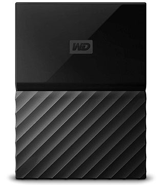 Western Digital WD My Passport 2TB (WDBS4B0020BBK) External Hard Drive (Black) (Scratches) (Pre-owned)