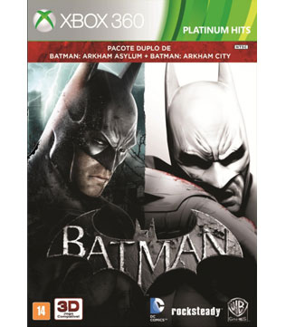 Batman Arkham Asylum & Arkham City DUAL PACK Xbox 360 (Pre-owned)